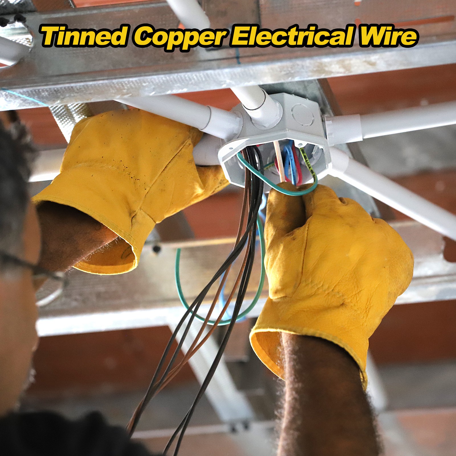 26 Gauge Hook Up Wire 200FT 300V Tinned Copper Electrical Wire, Red