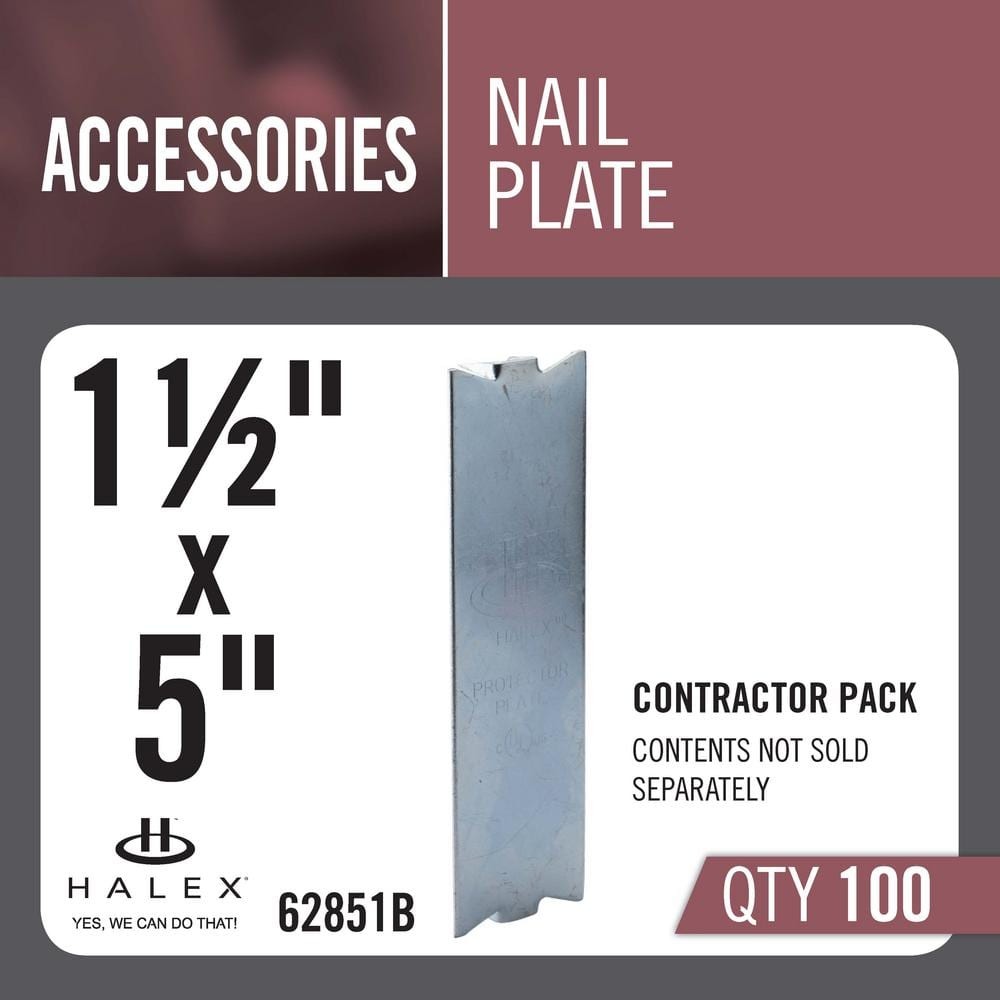 1-1/2 in. x 5 in. Nail Plate Bulk (100-Pack)
