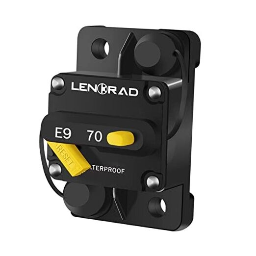 Manual Reset Thermal Circuit Breaker for Boat 70amp with Manual Reset 70A