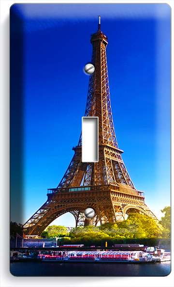 EIFFEL TOWER PARIS CITY OF LOVE LIGHT SWITCH WALL PLATE OUTLET LIVING ROOM DECOR