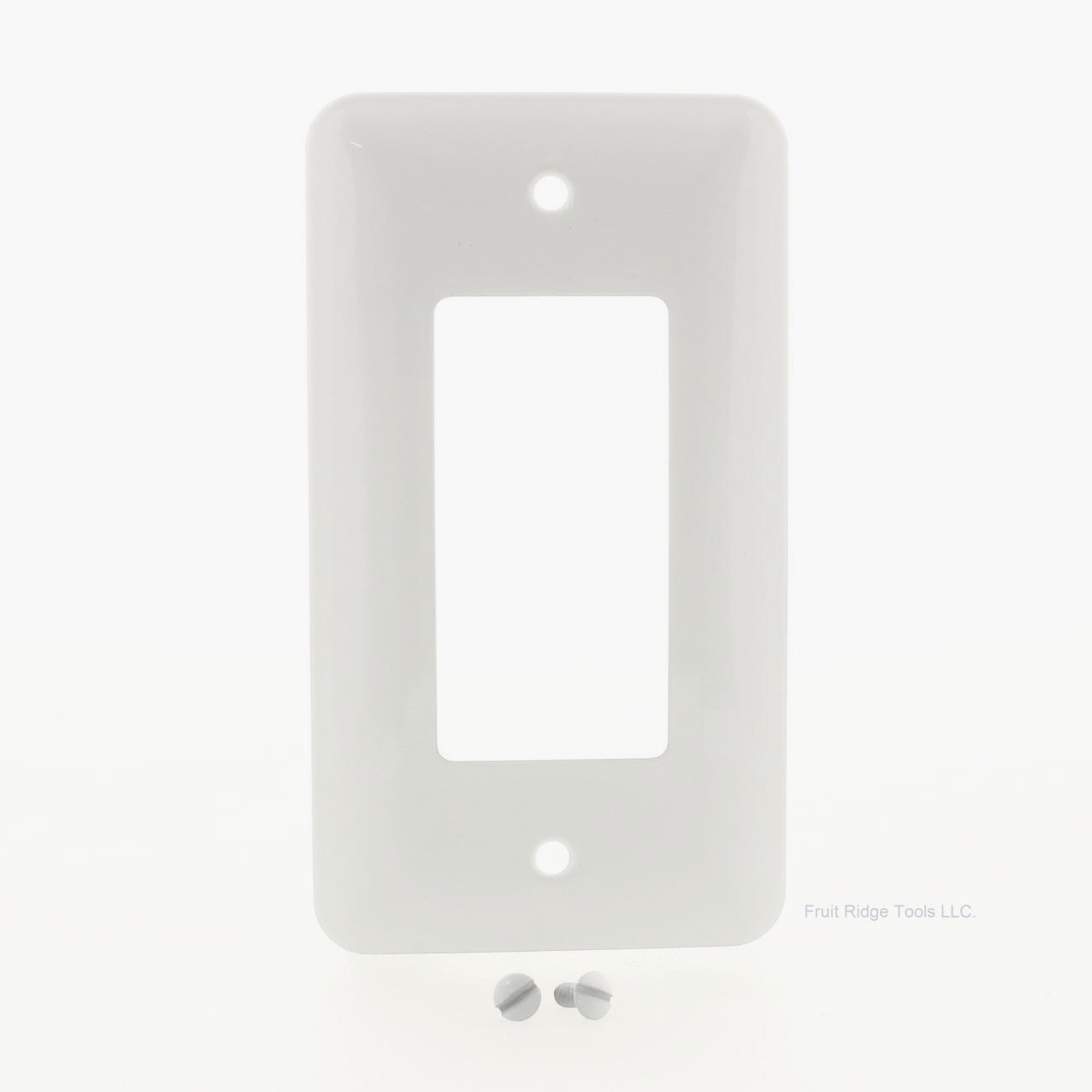 Mulberry 76401 White 1-Gang Painted Metal Princess Oversize Wallplate Cover