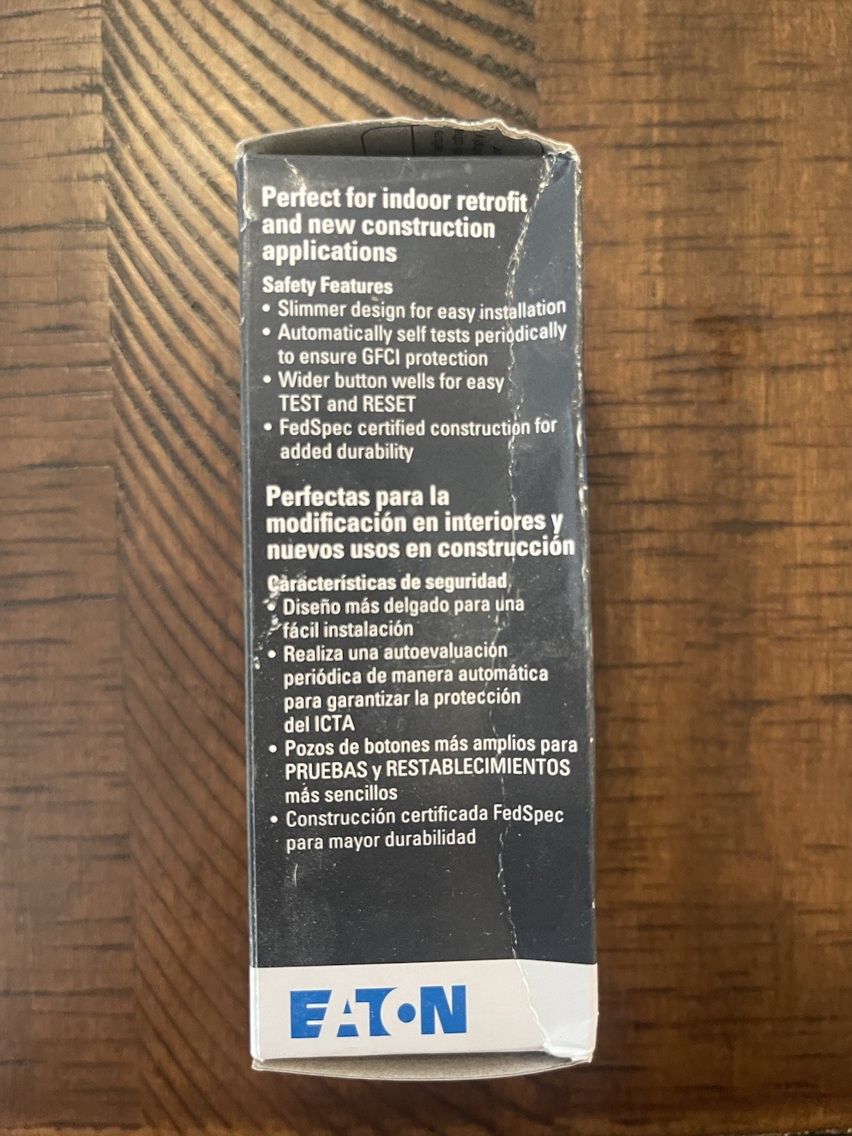 NIB Eaton 20A 125V Tamper and Weather-Resistant Self-Test GFCI Receptacle Outlet