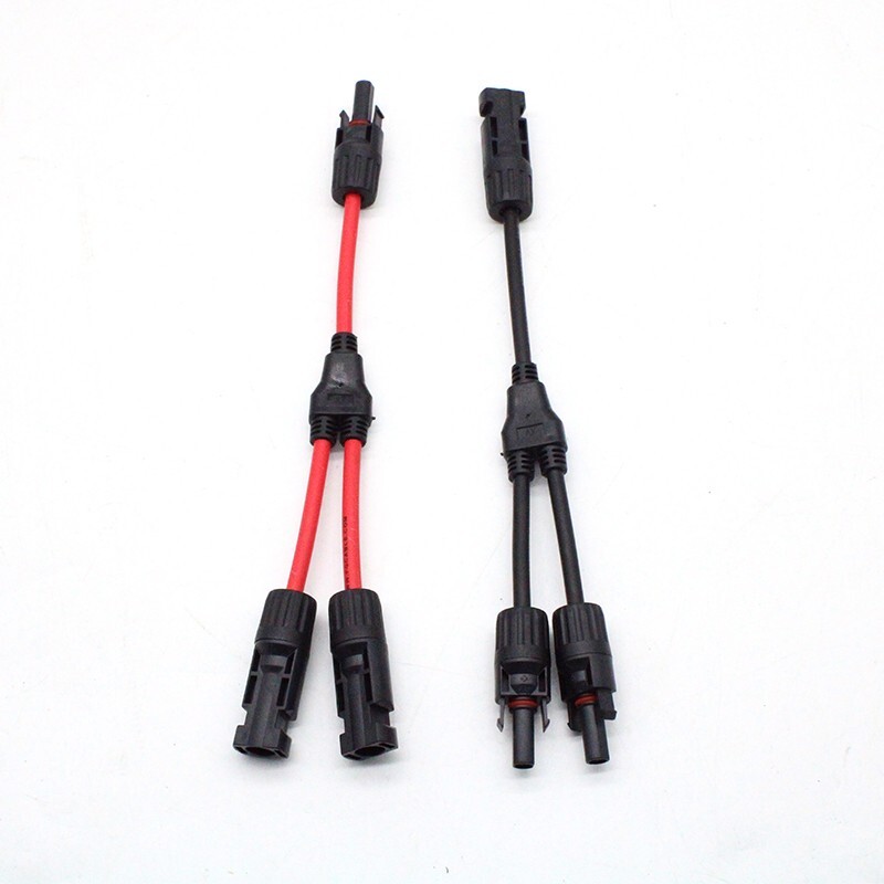 EASUN Y Branch Solar Panel Parallel Cable Connector 30A 1to2 Adapter Waterproof
