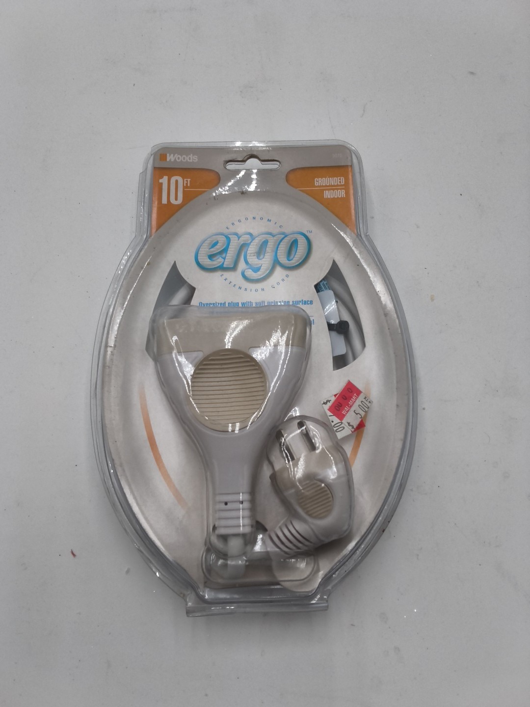Woods Ergonomic Ergo Extension Cord Brand New Sealed