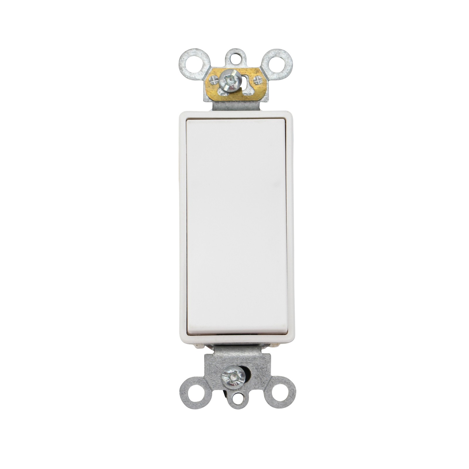 LEVITON 5621-2W 20A 120/277V DECORA PLUS ROCKER 1-POLE AC QUIET SWITCH, WHITE