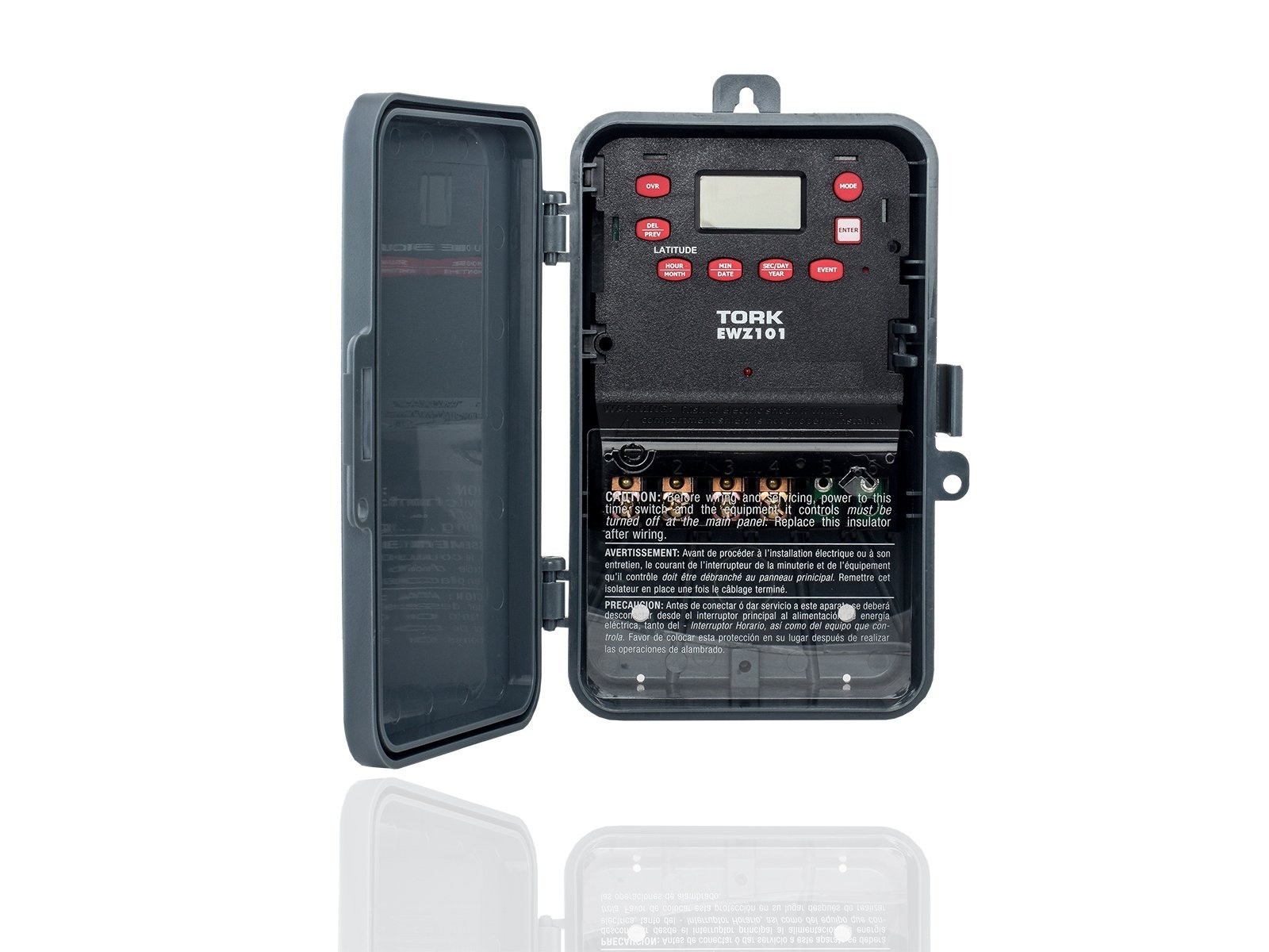NSI EWZ120 Astronomic 7 Day Time Switch, 120-277 VAC, SPDT Output