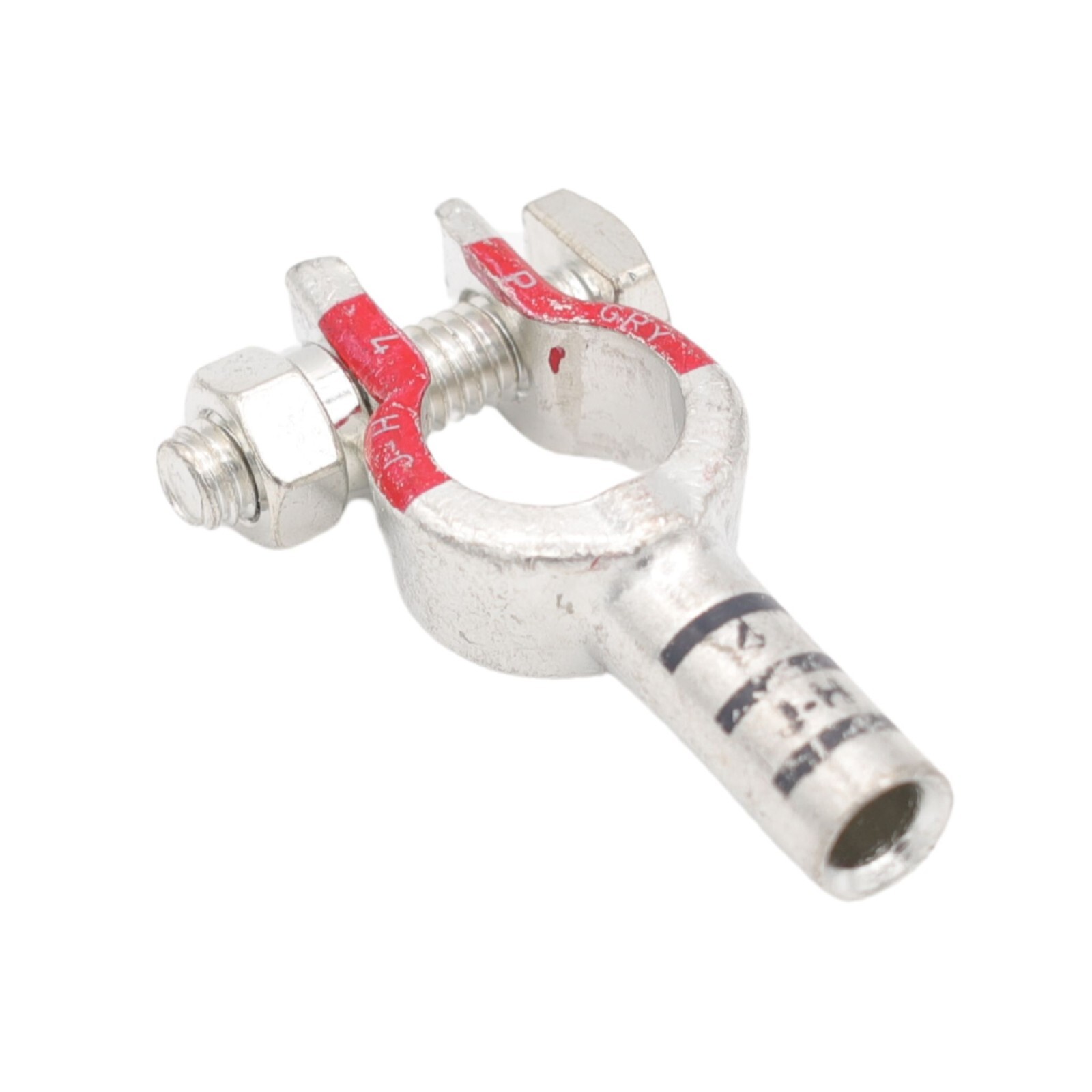 4, 2 AWG FTZ Eco-Max Copper Tinned Plated Battery Terminals Positive/Negative