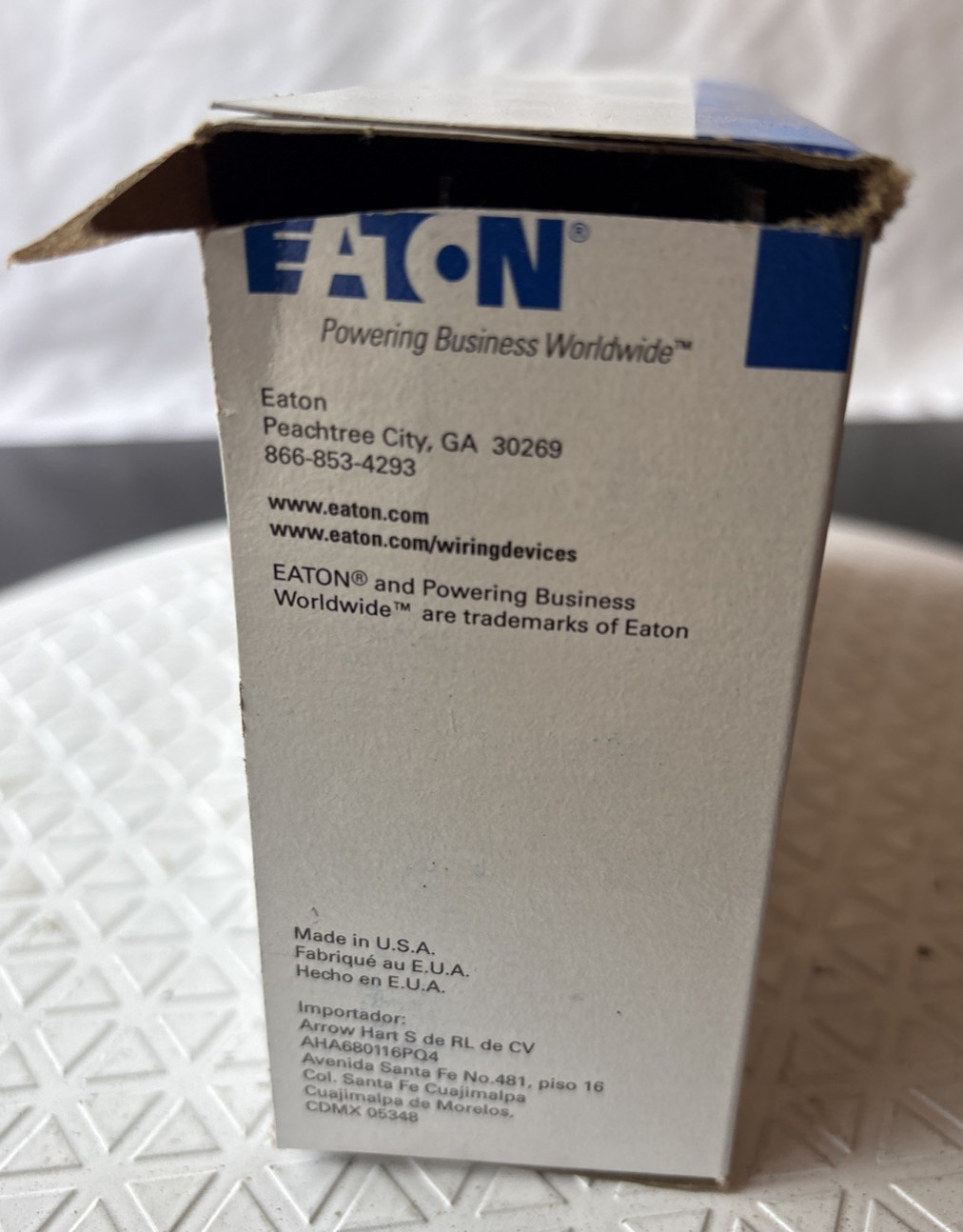 Eaton TR270W-10-LW 15A 125V Tamper-Resistant Duplex Receptacle White Set 10 (4A4