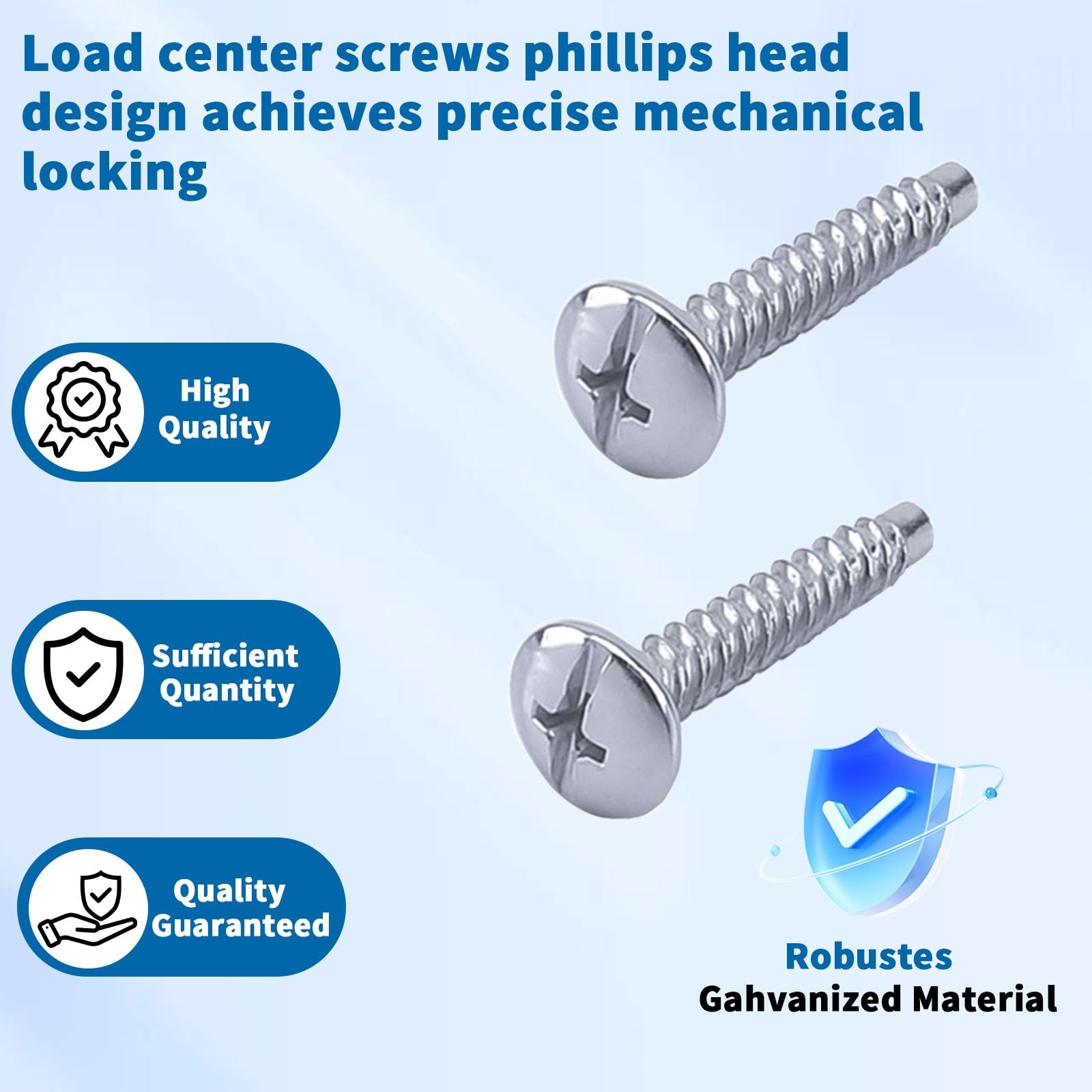 Electrical Panel Screws for Eaton LCCSCS, Galvanized Steel Circuit Breaker Bo…