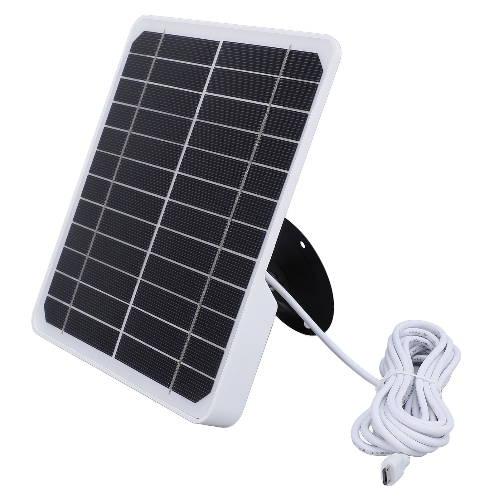 20W Solar Panel IP68 For Security Camera (5V With 9.8ft Cable)