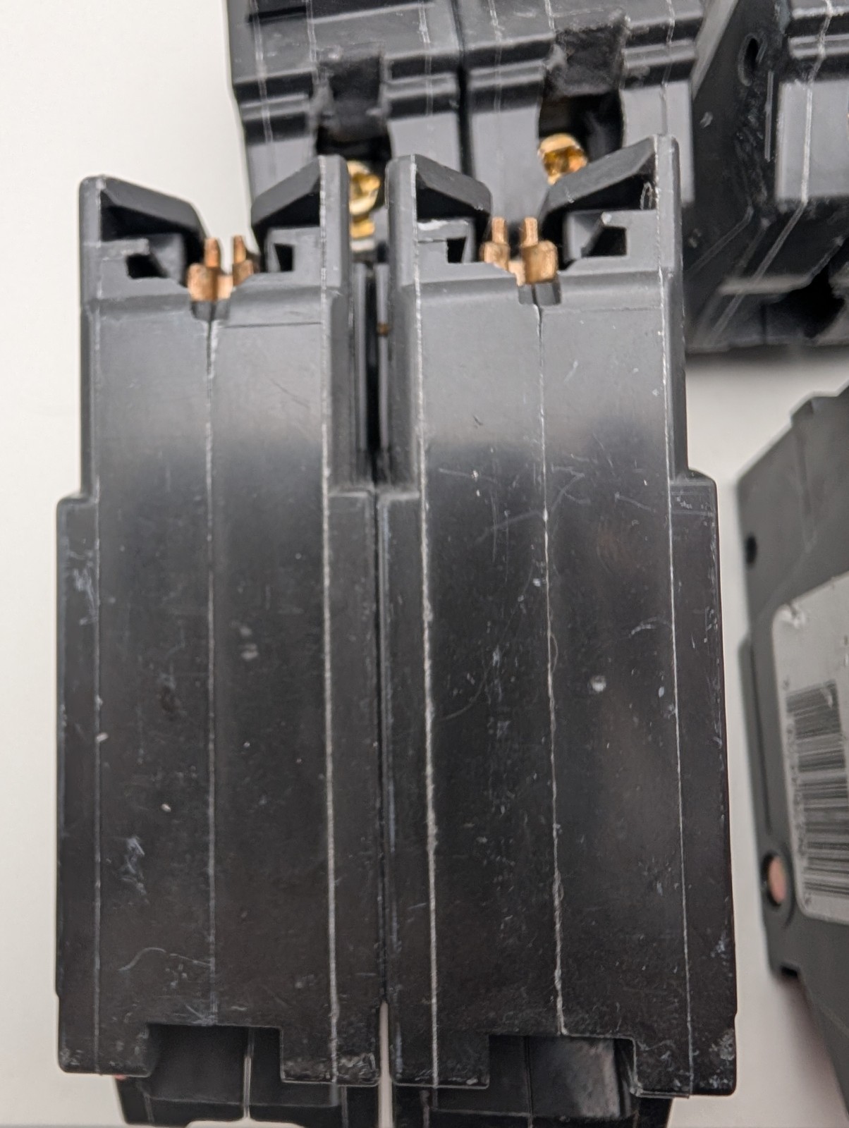 LOT OF 6 GE/ABB Q-Line 15 AMP 2 in. 2 Pole Circuit Breaker THQL2115 Storage Wear