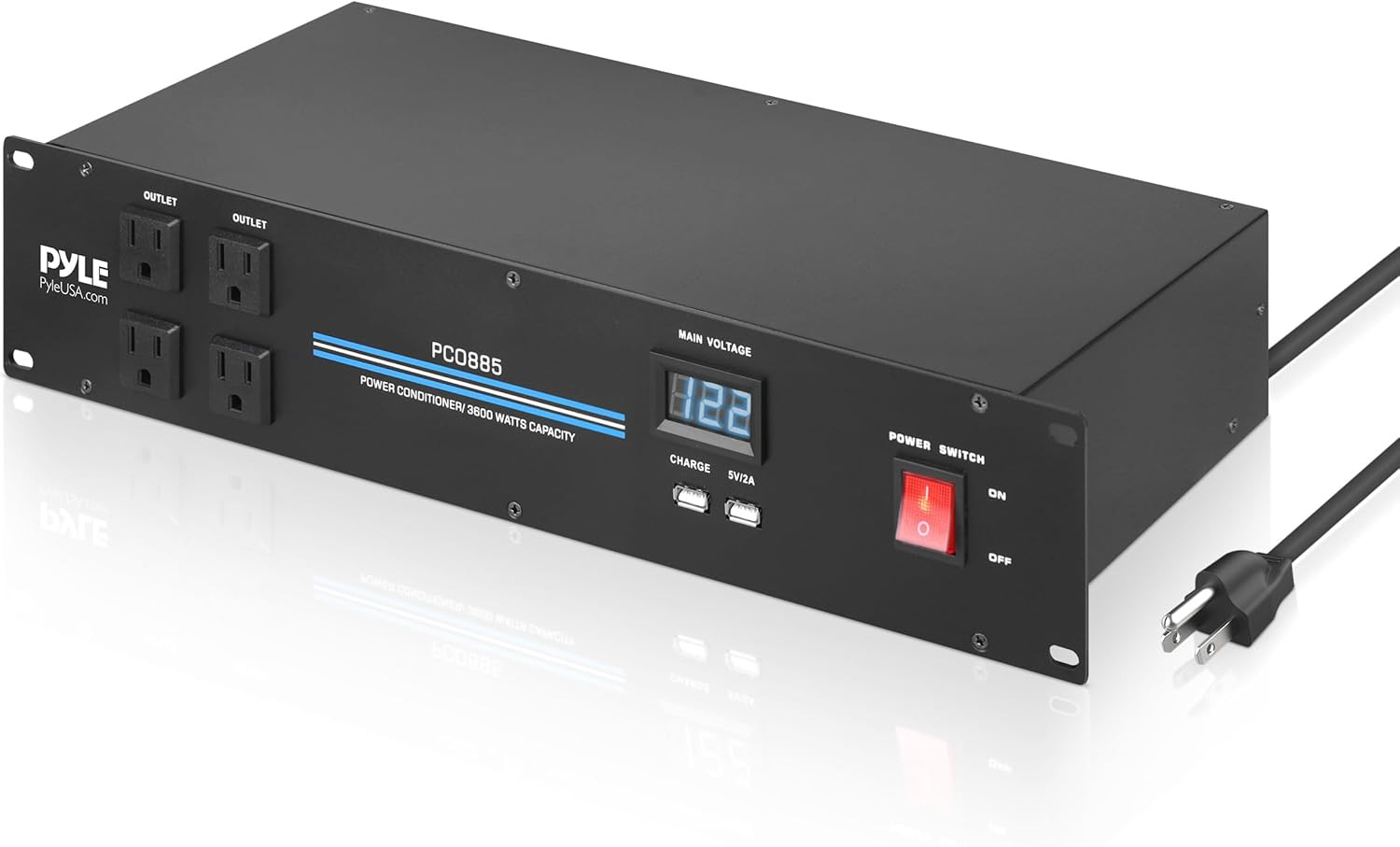 PDU Power Strip Surge Protector – 3600 Watt 15 Amp 18 Outlet Heavy Duty