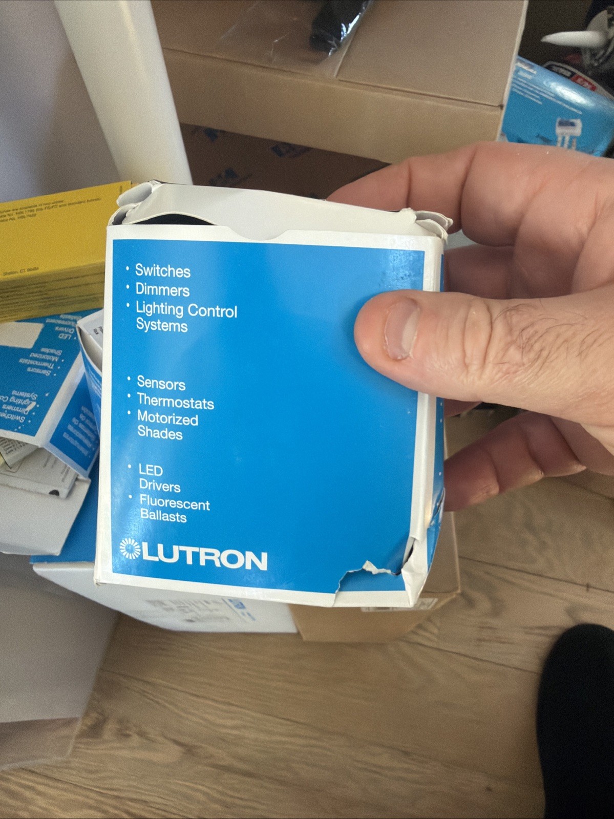3pcs LUTRON LRF2-OCR2B-P-WH 120V Wireless Ceiling Sensor – White