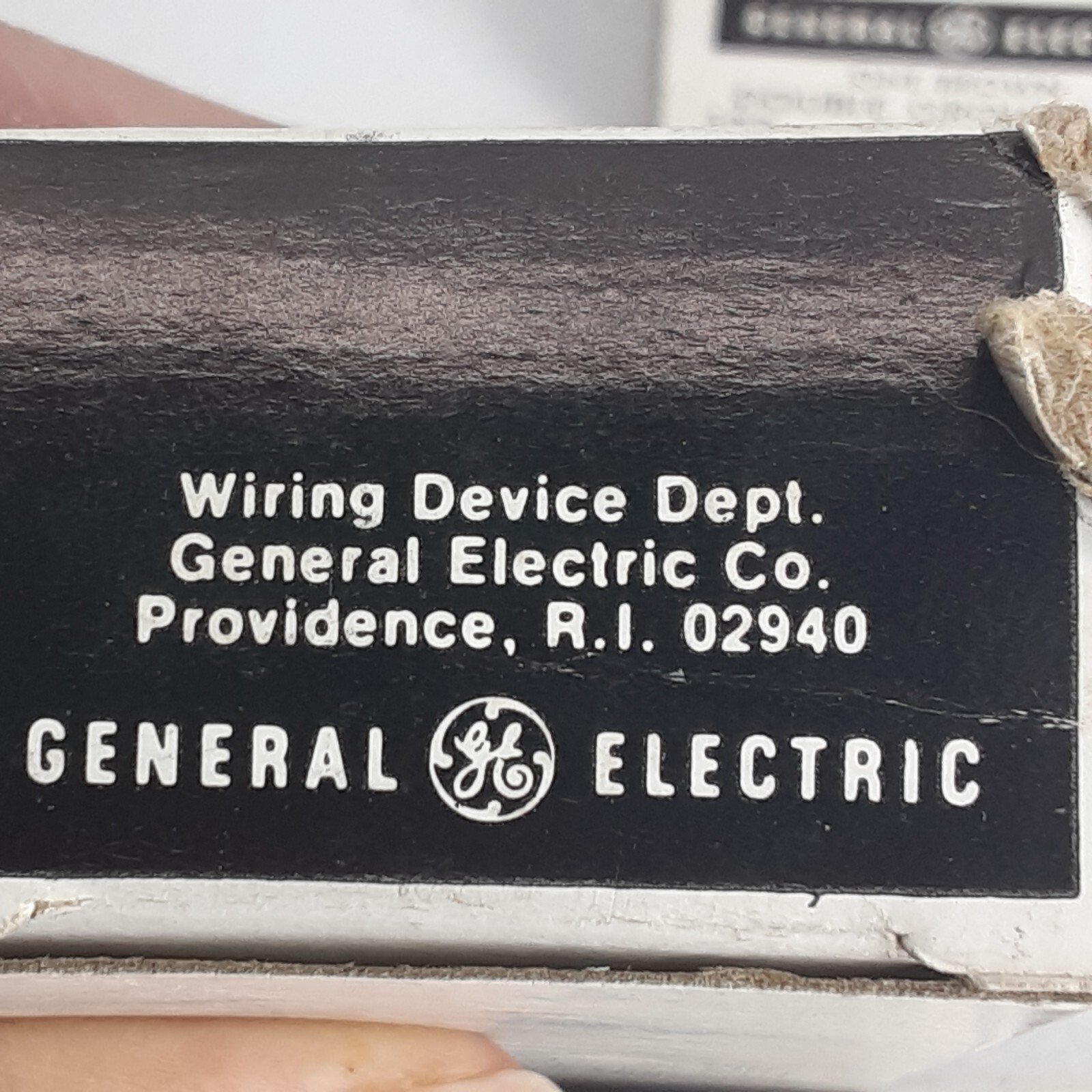 New Old Stock Set of 3 GE Double Grounding Outlet Brown 15A-125V GE4077-1