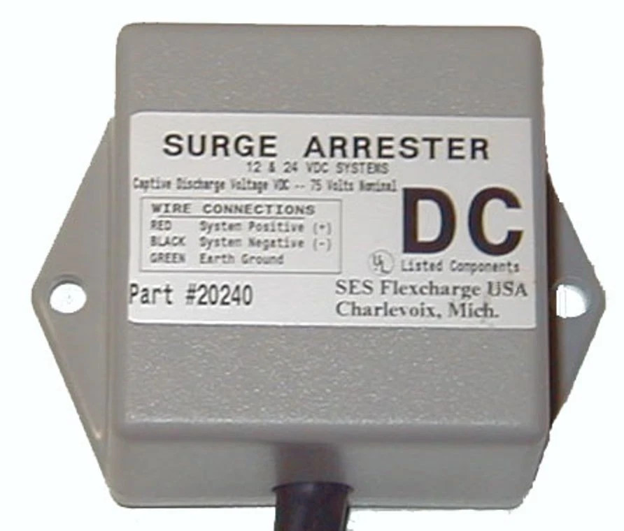 Flexcharge SA1224DC Surge Arrester 12-24 Volts DC Surge Protection 054-07225