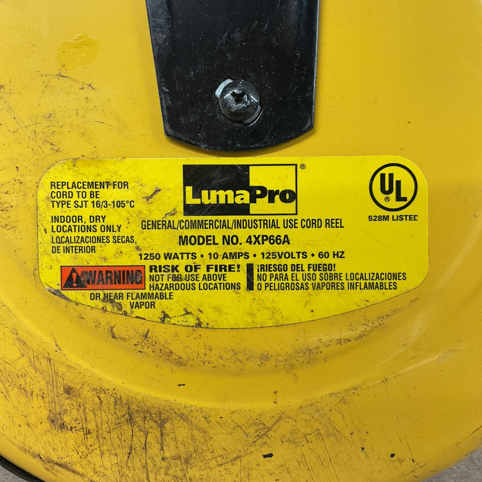 LumaPro 4XP66A General / Commercial / Industrial Use Cord Reel Flashlight