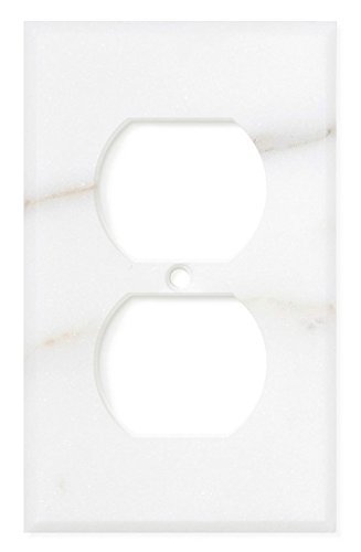 Calacatta Gold (Italian Calcutta) Marble Switch Plate Covers