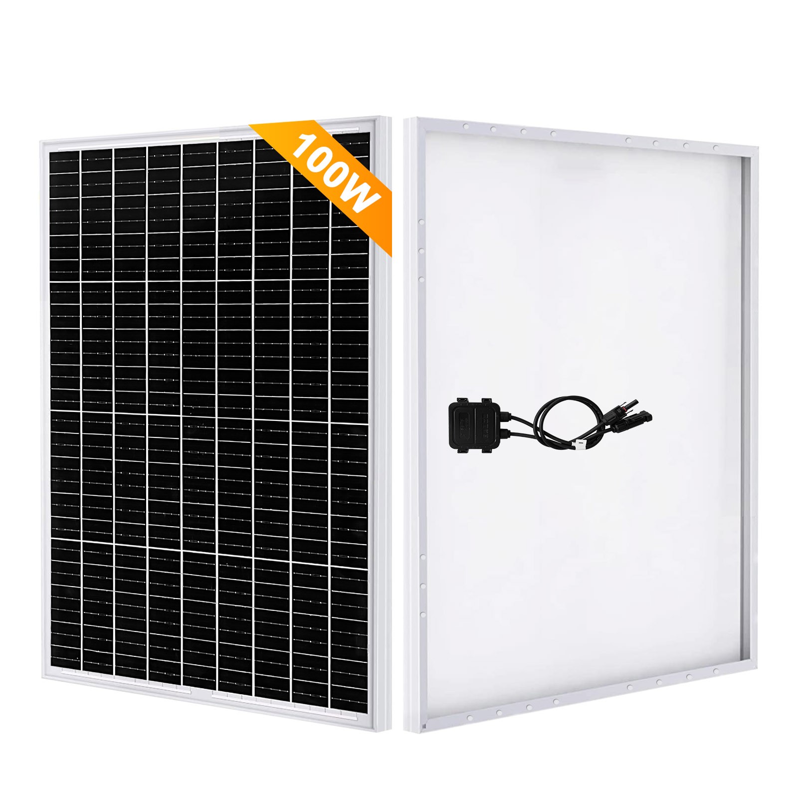 600W Watt Monocrystalline Solar Panel 12V 100W Off-Grid for Battery RV Home Car
