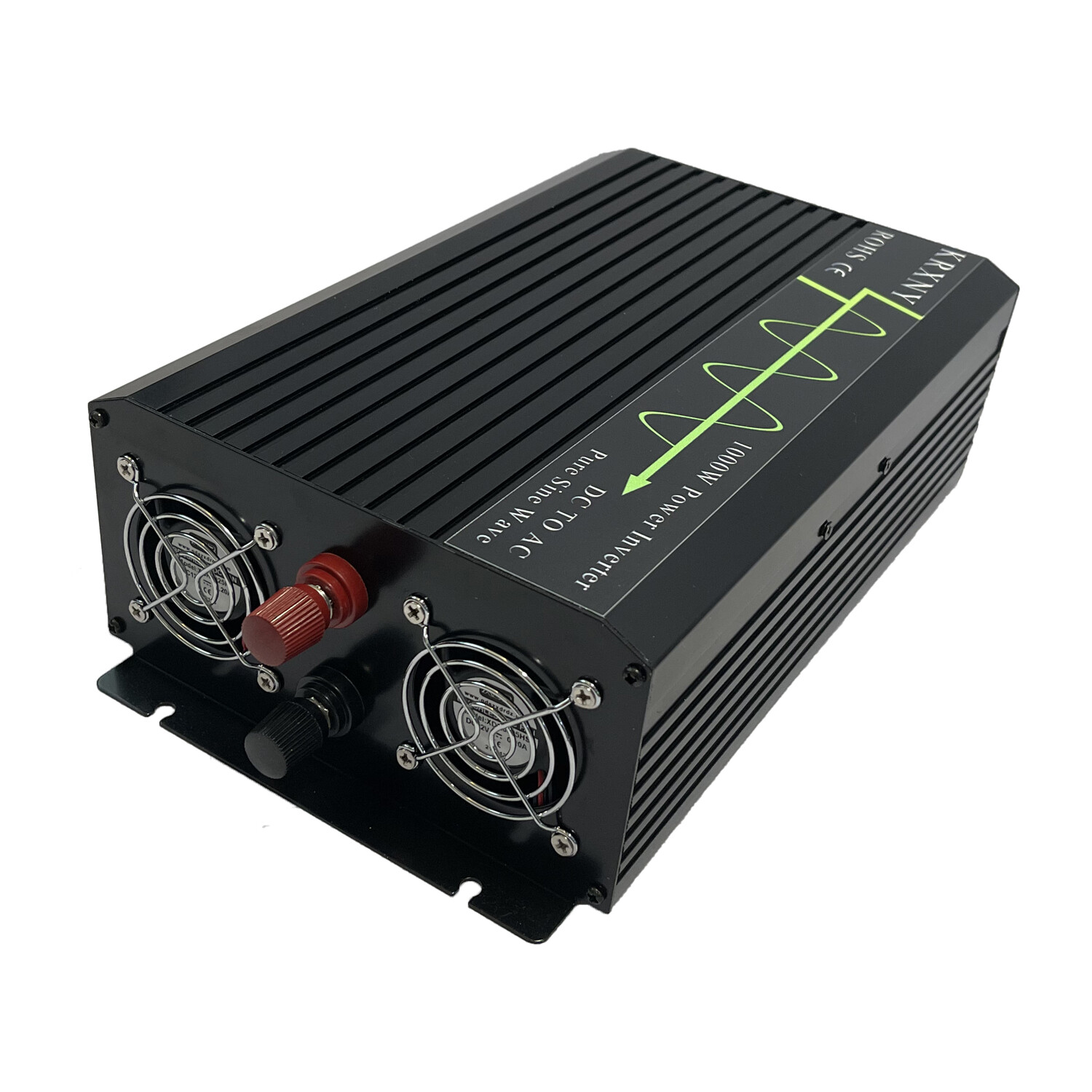 Inverter 1000W Peak 2000W Pure Sine Wave Power Inverter 12V/24V to 120V 60HZ US