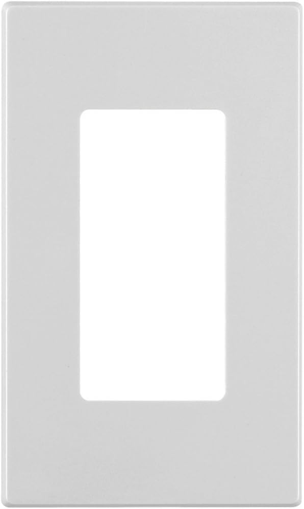 1-Gang Decora Plus Screwless Wall Plate 80301-SW White
