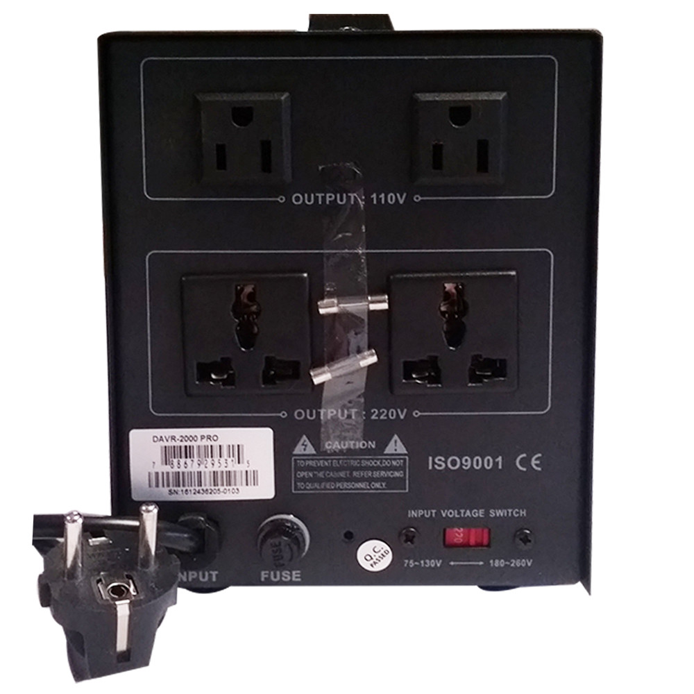 2000 Watt Step Up & Down Voltage Converter & Transformer
