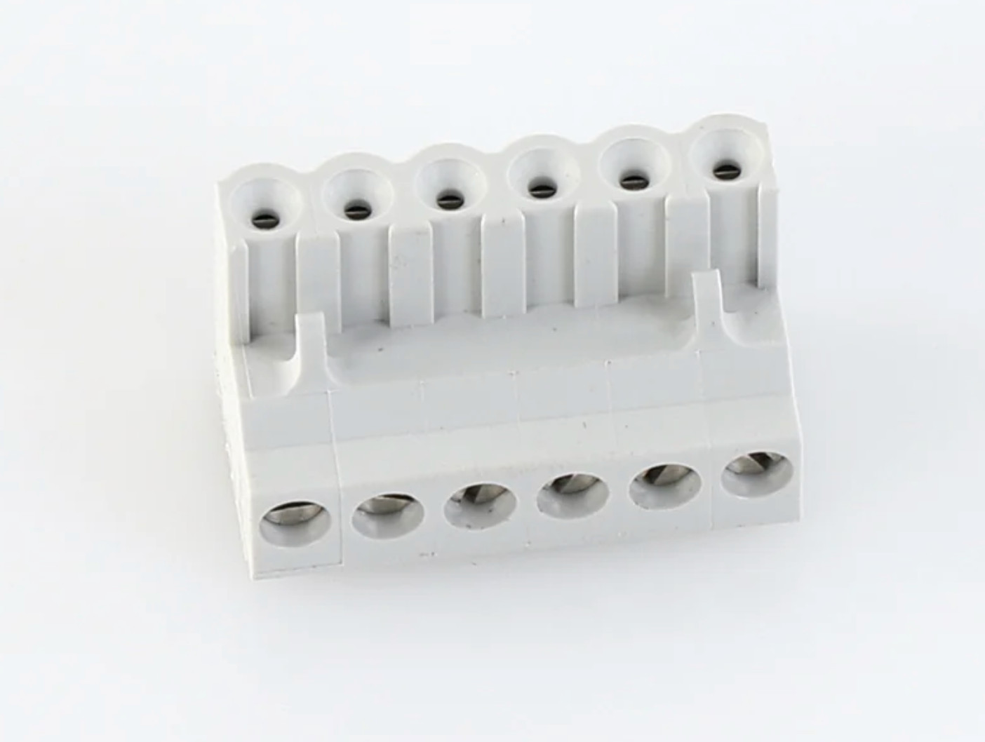 True 943174 OEM Connector, Wire, 6 Pole Gray