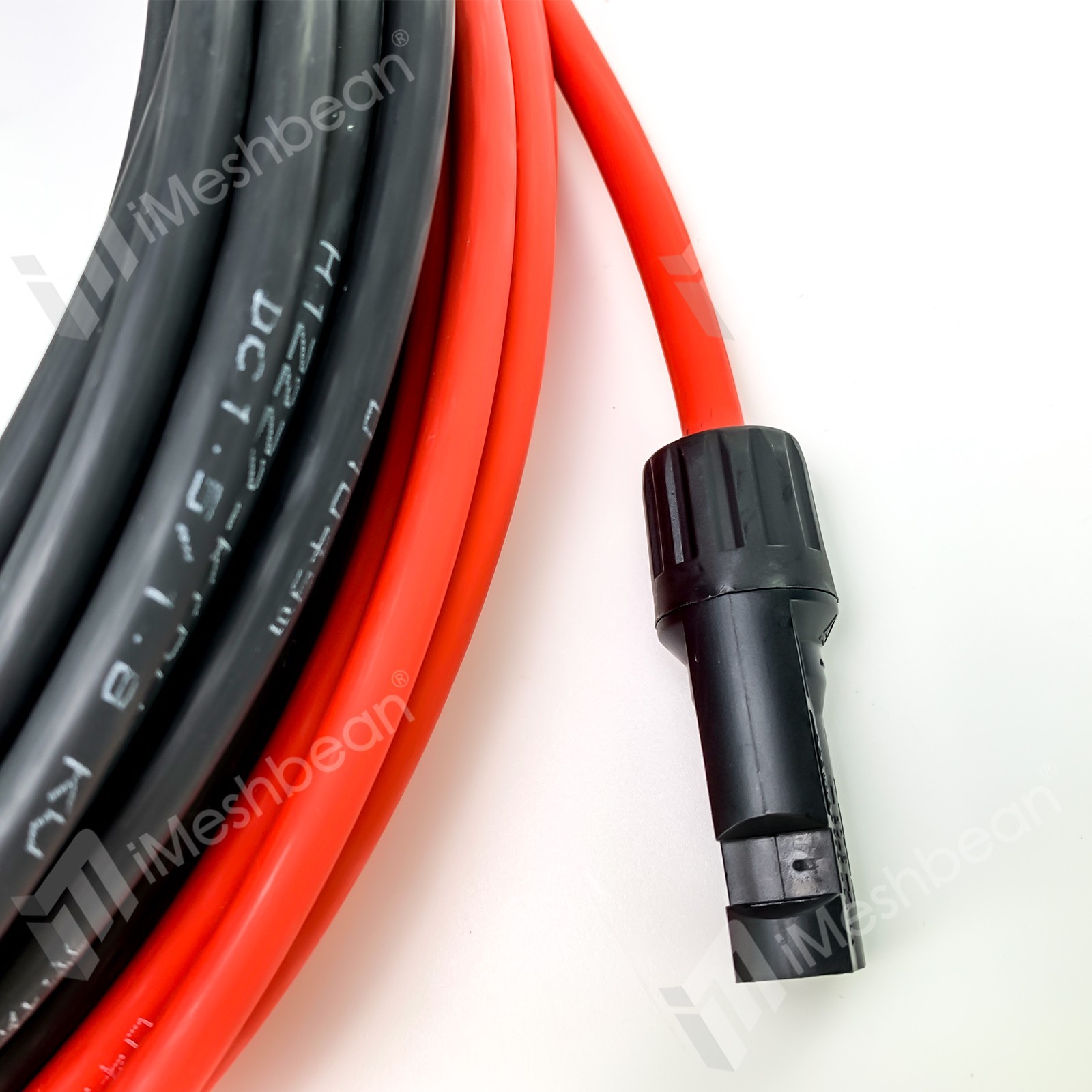 10AWG Solar Panel Extension Cable 30FT/50 FT PV Cable w/ Flexible Wire Connector