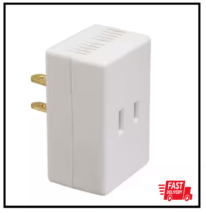 200-watt Plug-in Rocker Touch Dimmer | Westek White Indoor Control Watt Metal
