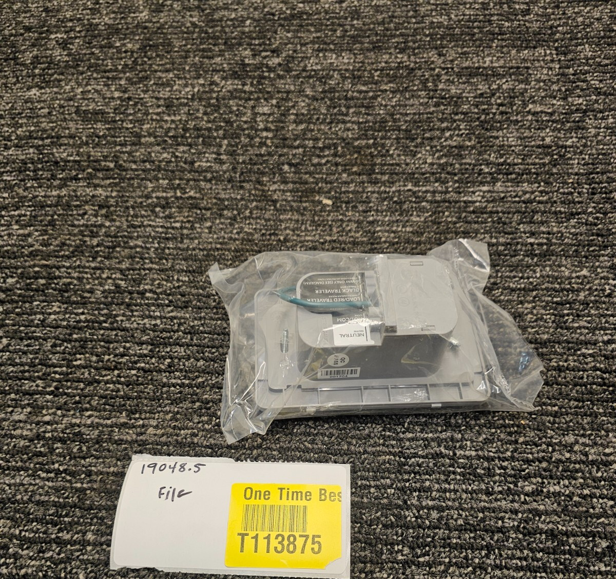 (QTY 5) Deako 1-Gang Backplate Simple Rocker Switch, DS-SS4N-WHNL-UCQ