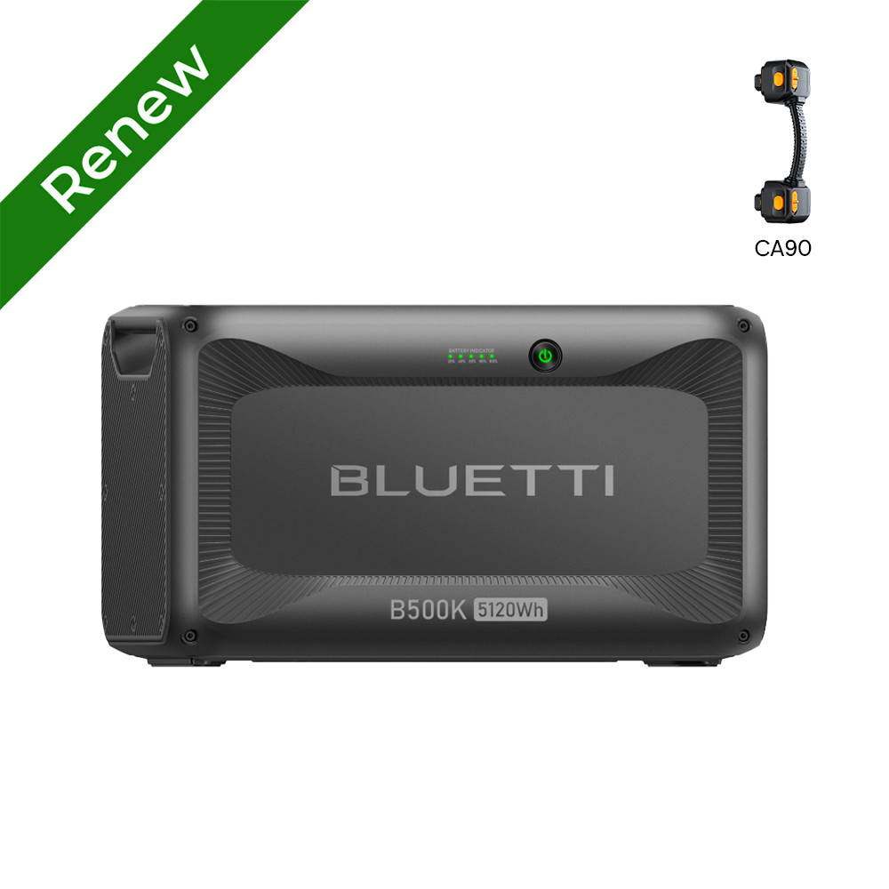 BLUETTI B500K 5120Wh Expansion Battery for Apex 300 Home Backup Emergencies