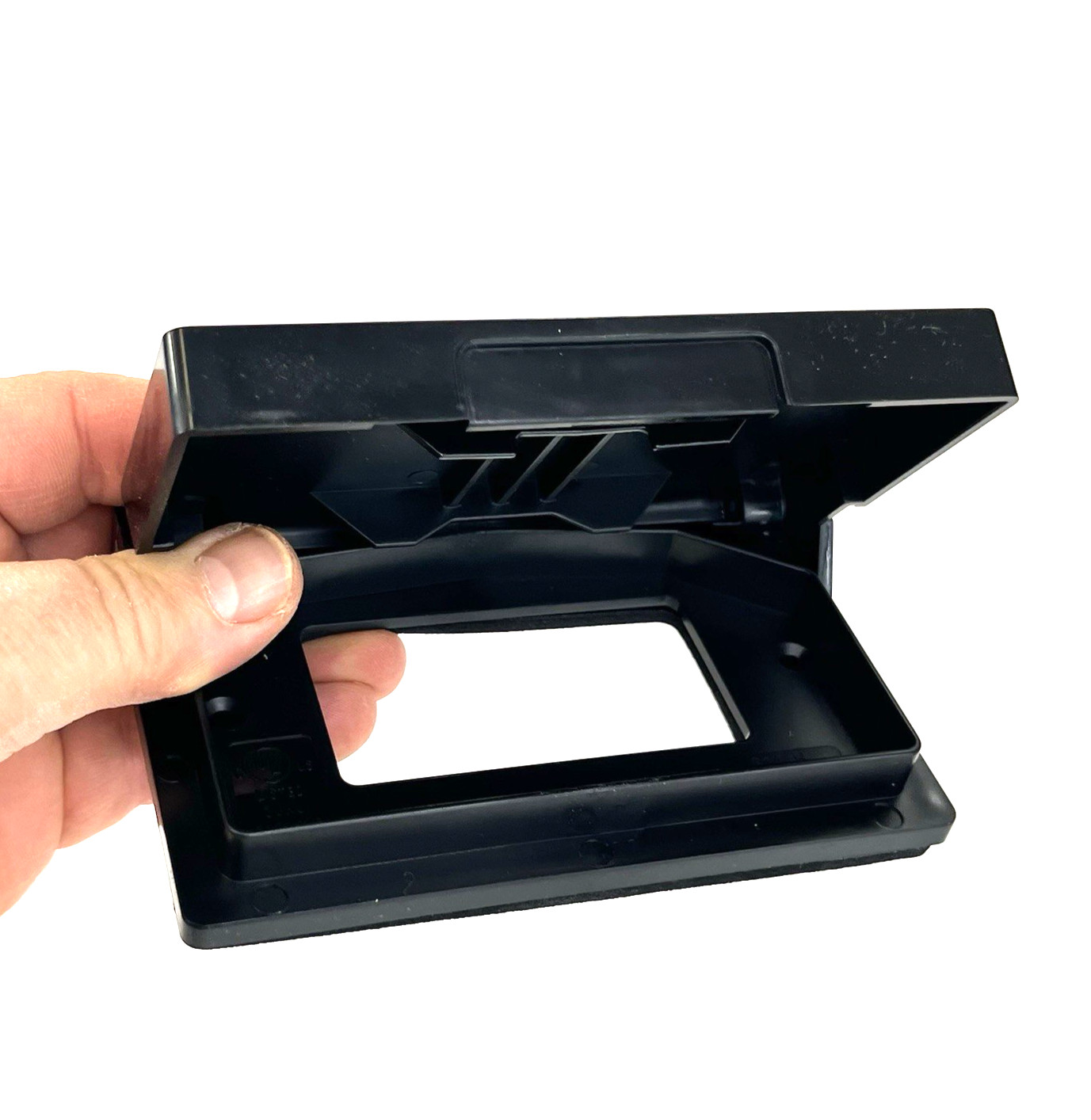 ELEGRP 3141H Black Horizontal Weatherproof Outdoor Outlet Cover Self Closing RV