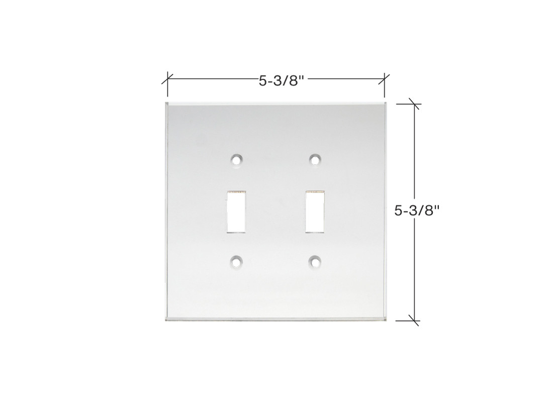 FHC AMP201 Clear Double Toggle Acrylic Mirror Plates