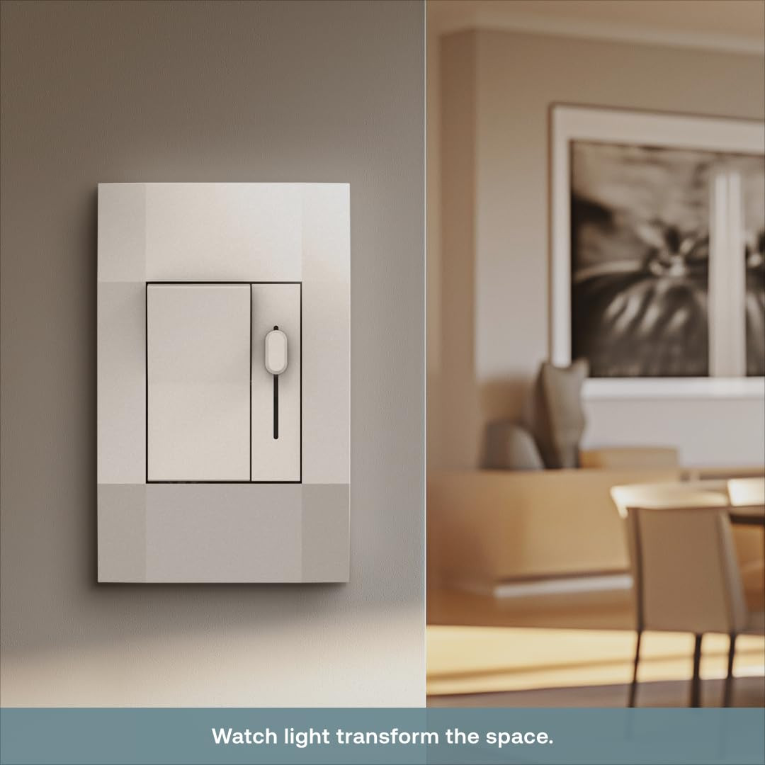 Simple Dimmer by Deako, Slide Switch, 3-Way/4-Way/Single Pole, Neutral Wire Requ