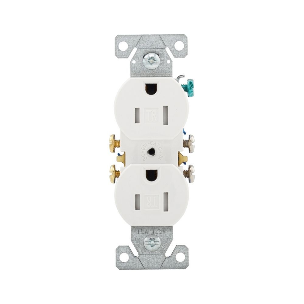 NEW Lot of 100 Eaton TR270W 10×10 Pack 15A 125V Duplex Receptacle Outlets White
