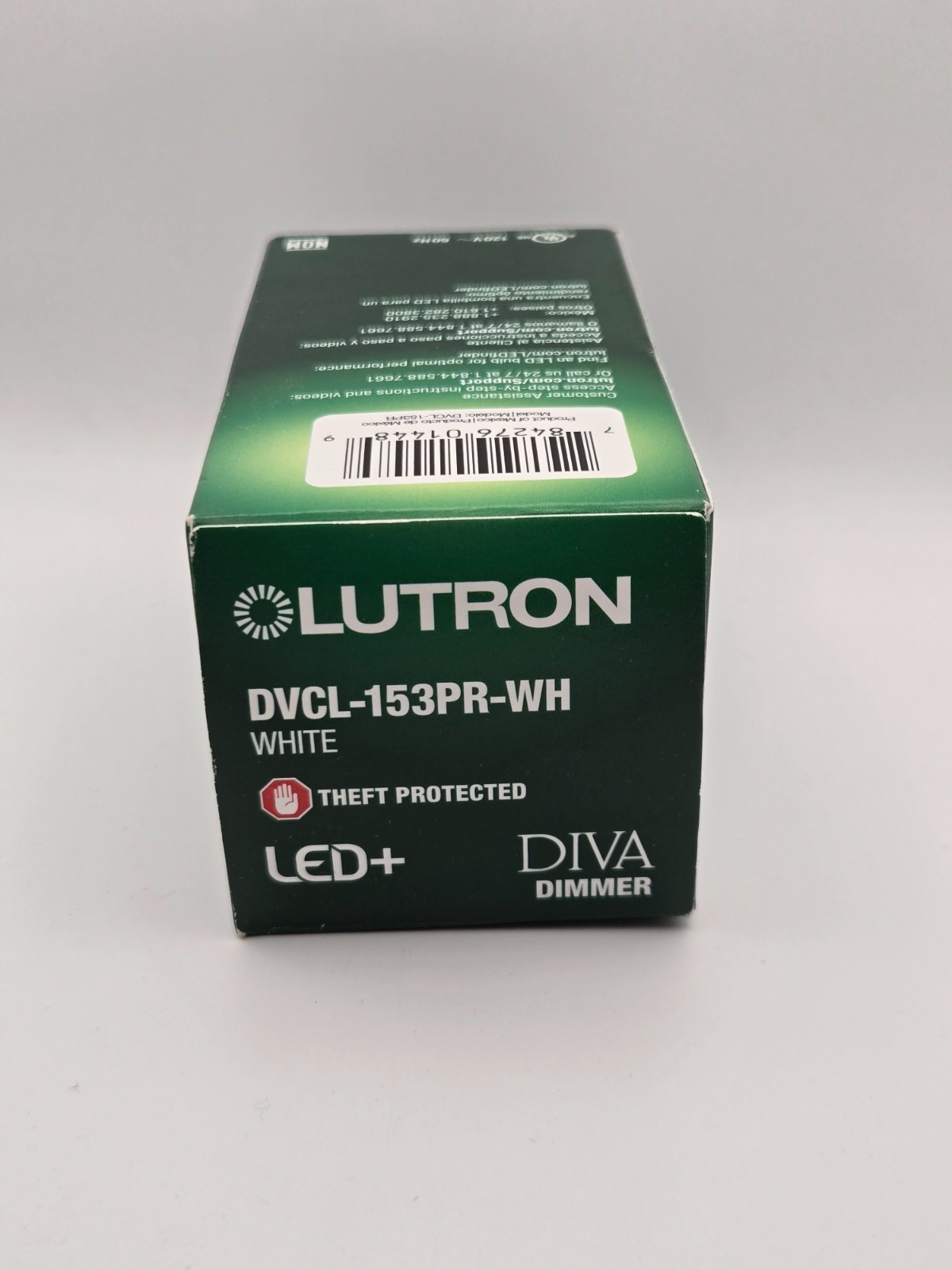 Lutron DVCL-153P-IV Diva Dimmable CFL/LED Dimmer Ivory 120V ~60Hz