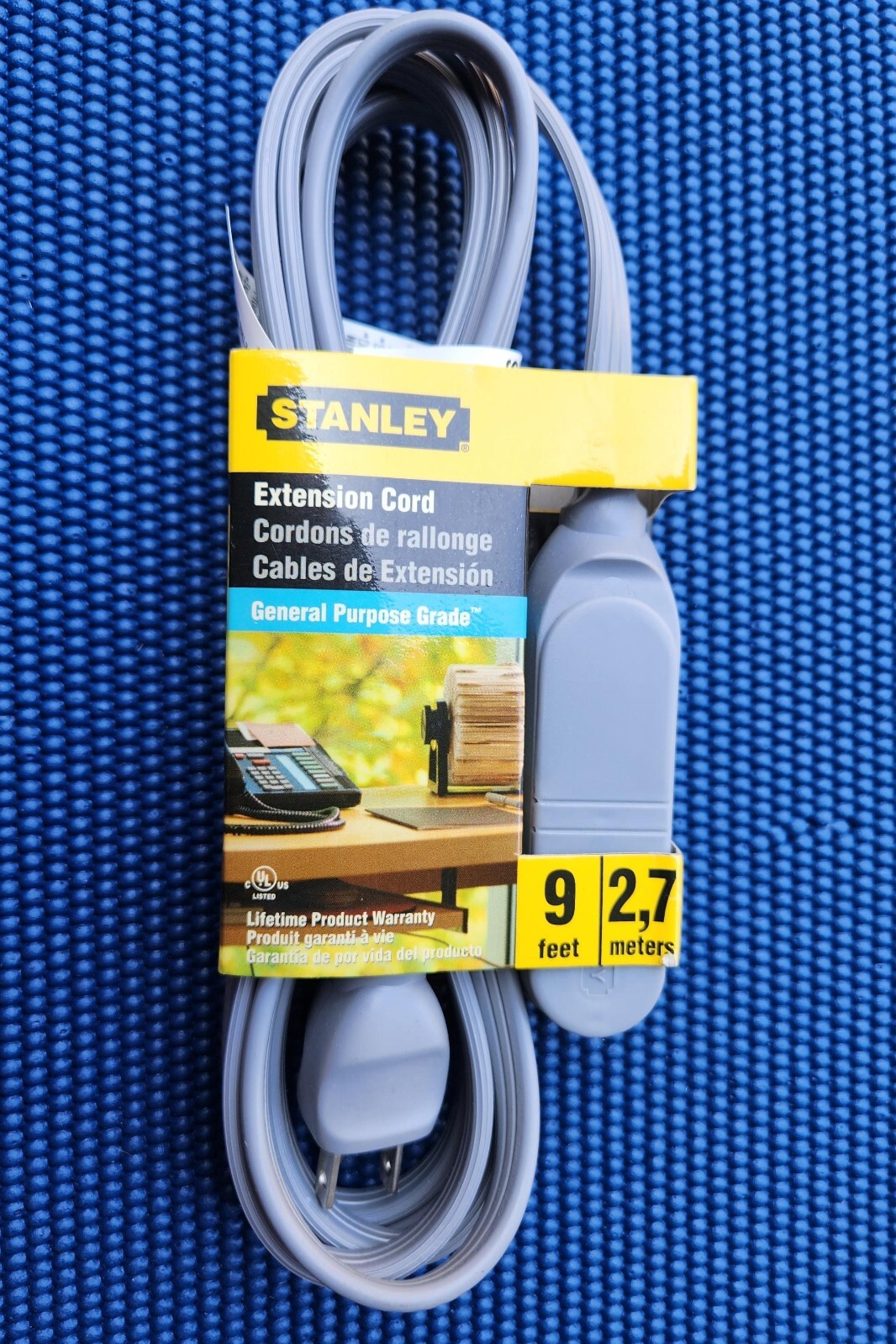 Stanley Extension Cord 9 Feet 2,7 Meters – General Purpose Grade