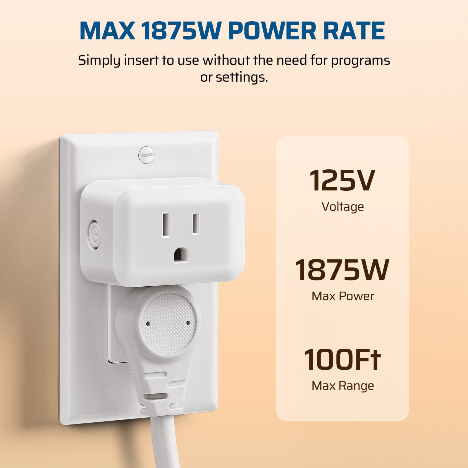 DEWENWILS Remote Control Outlet Electrical Outlet Switch, Wireless Remote Light