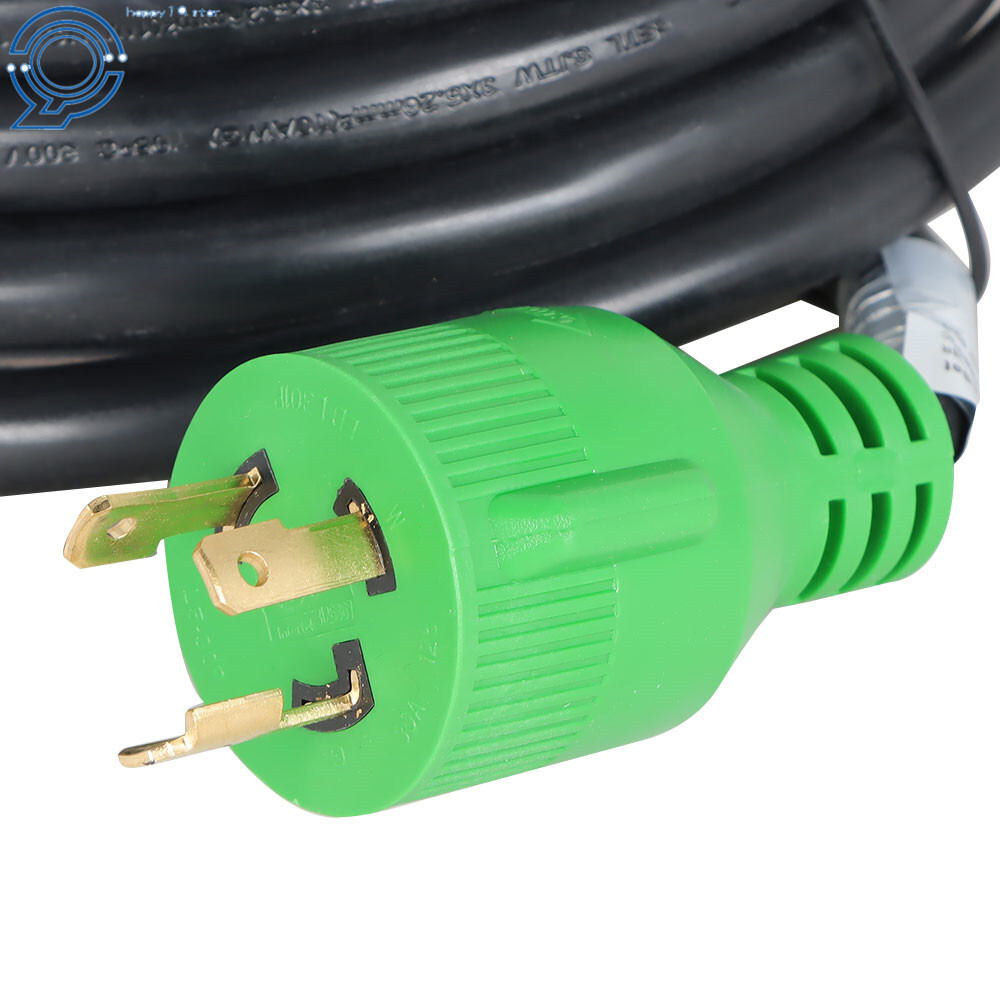 Generator Extension Cord 10-100 Ft 3 Prong Power Cable 10 3 30 Amp Adapter Plug