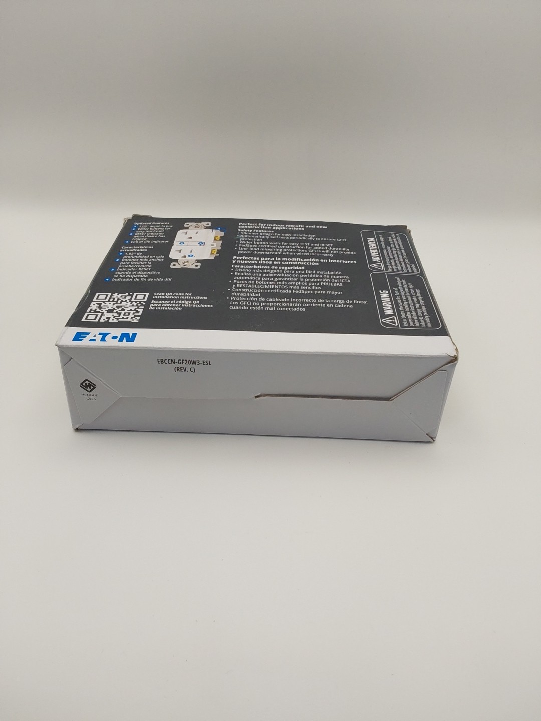 Eaton GF20W-3 PACK White GFCI Decorator Outlet Receptacle 20A 125V New G1***