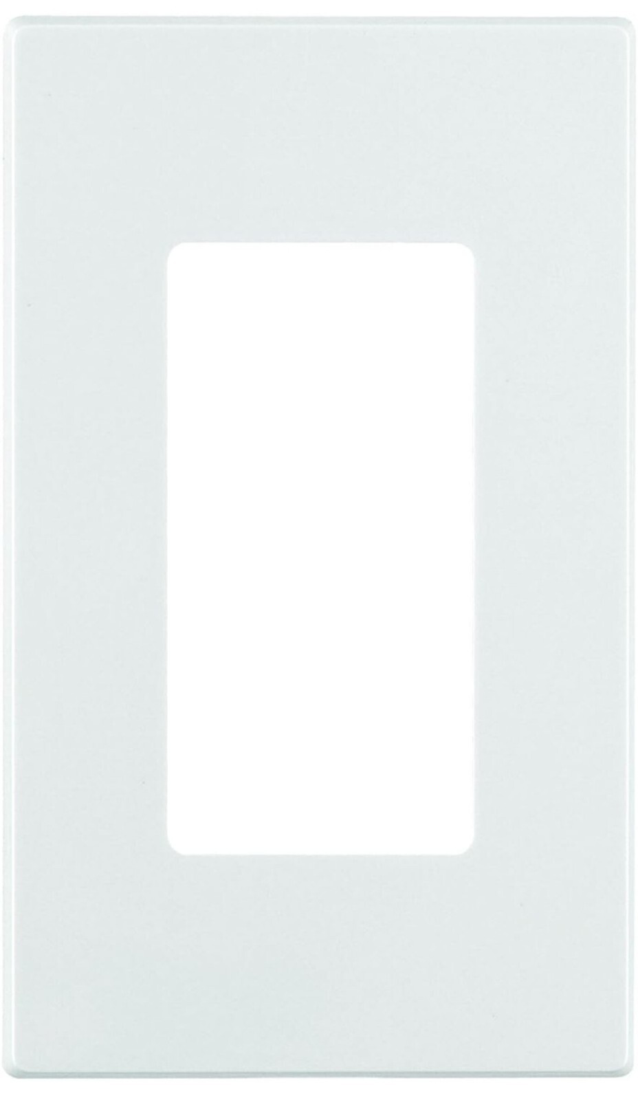 Leviton 80301-SW 1-Gang Decora Plus Wallplate Screwless Snap-On Mount 10 Pack…
