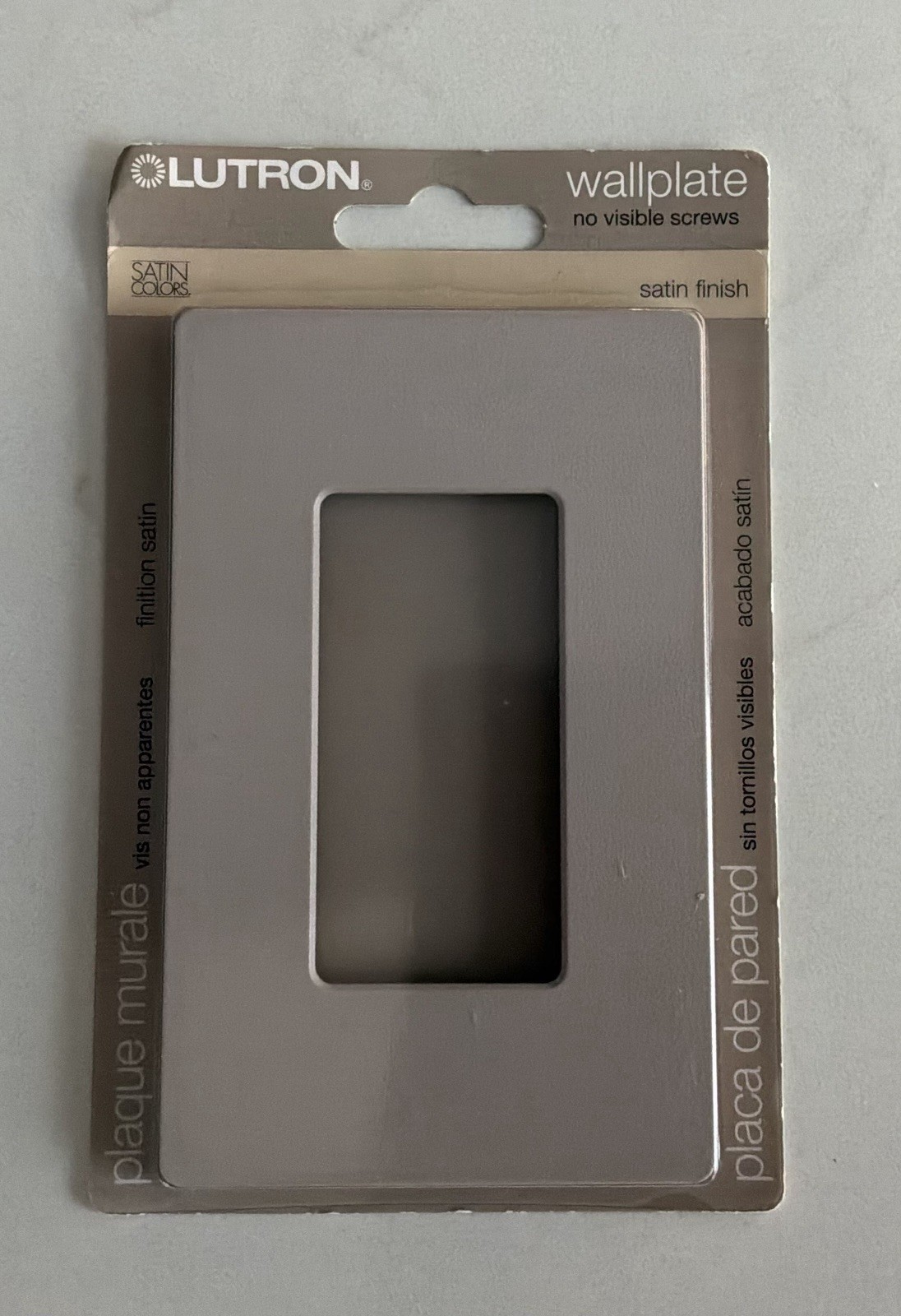 Lutron Wall Plate Taupe SC-1-TP Satin Finish – New – Set Of 5