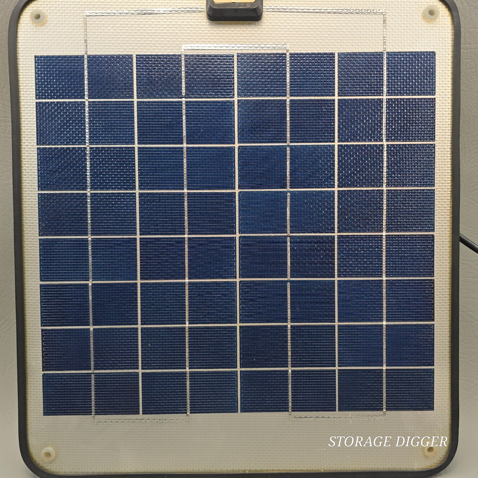 Ganz CPV-12 Eco-Energy Semi-Flexible 12 Watt Solar Panel with Wire Made in China