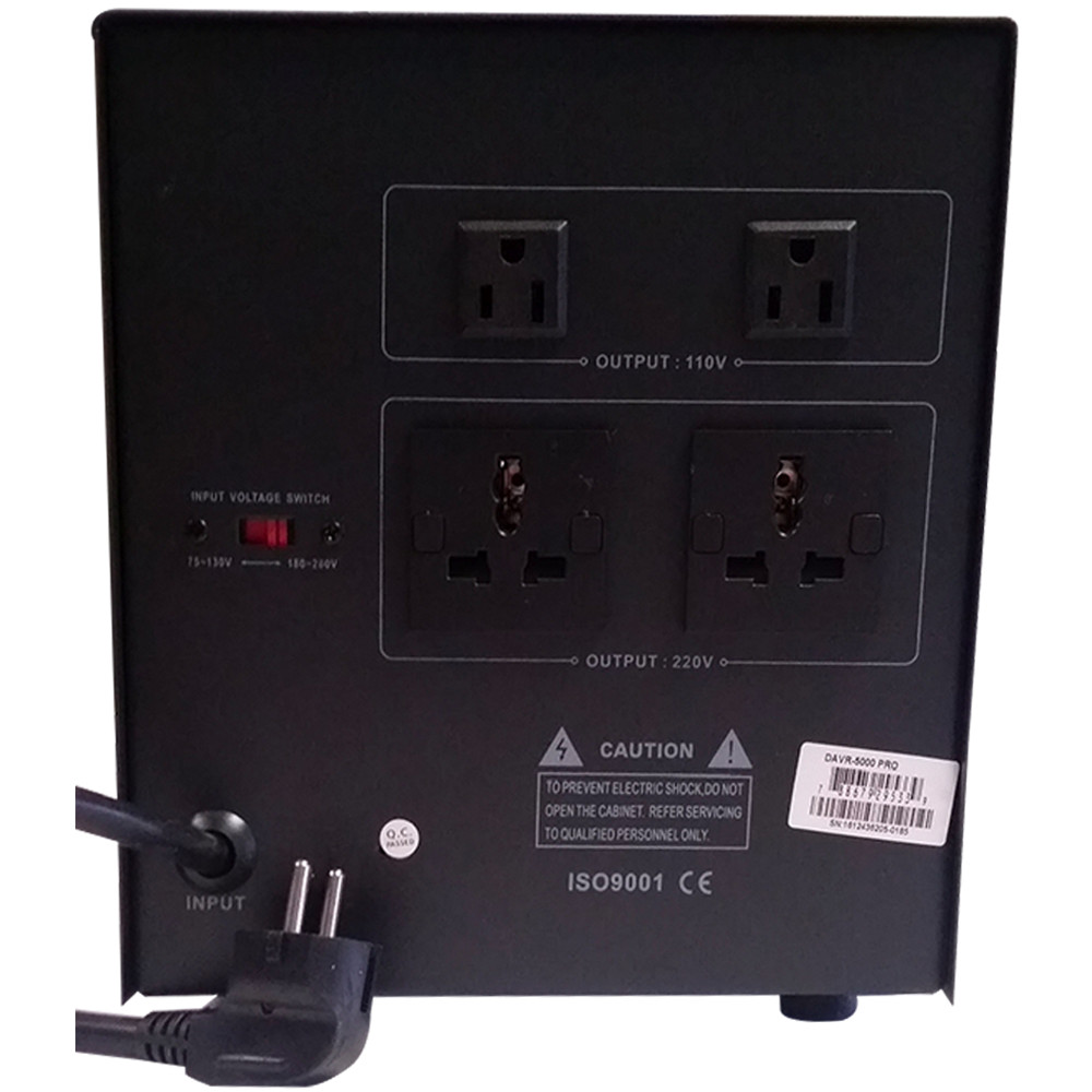 1500 Watt Voltage Converter Transformer&Automatic Voltage Regulator Step Up/Down