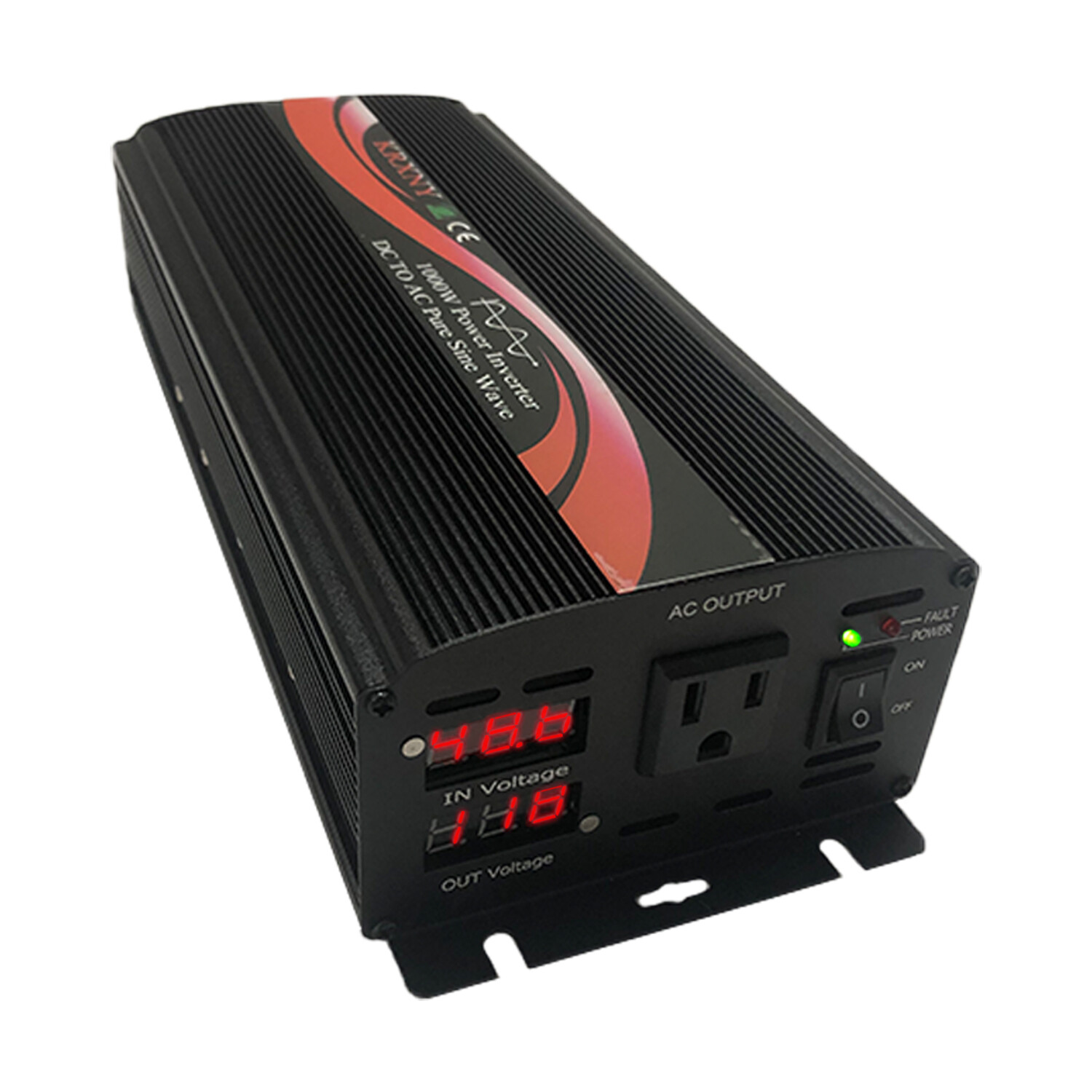1000W Pure Sine Wave Power Inverter 48V DC to 120V AC 60HZ LED Display US Stock
