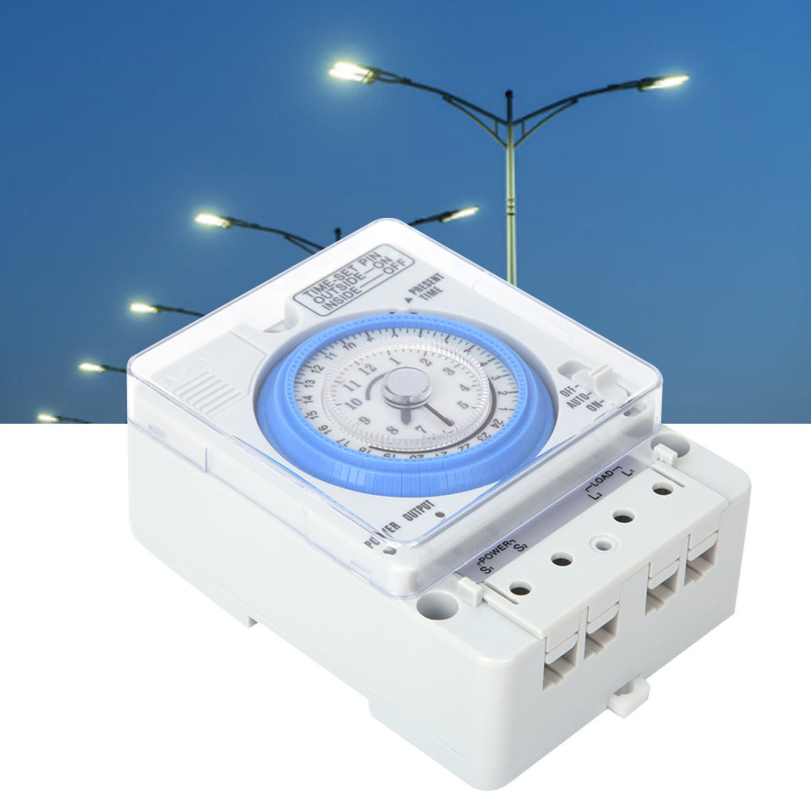 TB388 Mechanical Timer 15 Minutes 24 Hours Time Switch Relay AC240V