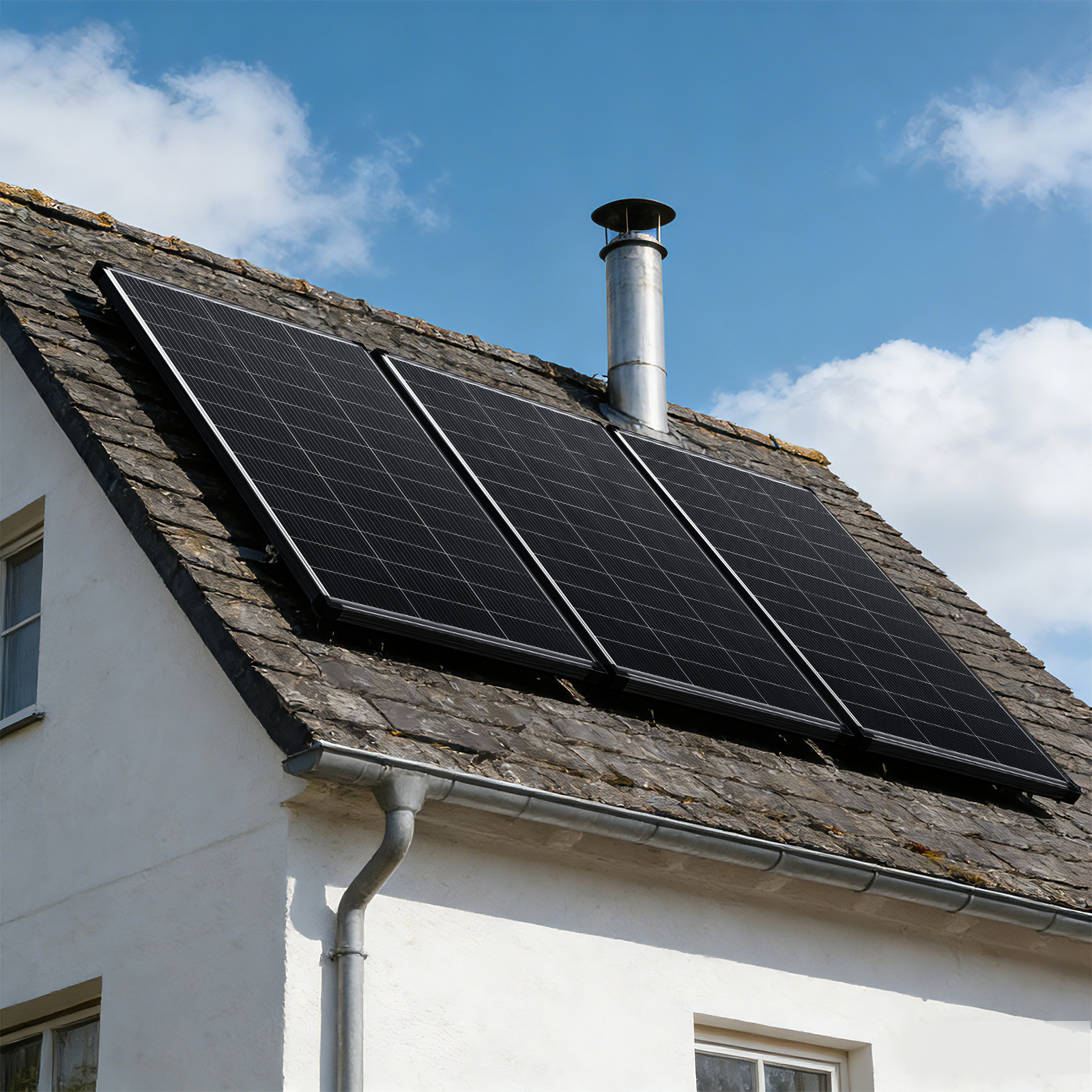 AeternaSol 10Pack 200W Bifacial Solar Panel Mono N-Type 2000W PV Off-Grid Home