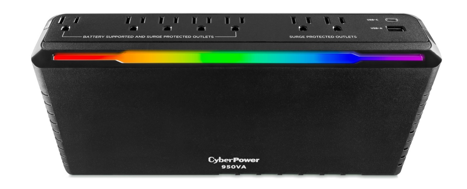 CyberPower GX950UC 950VA/510W Standby UPS RGB USB-C for Gaming