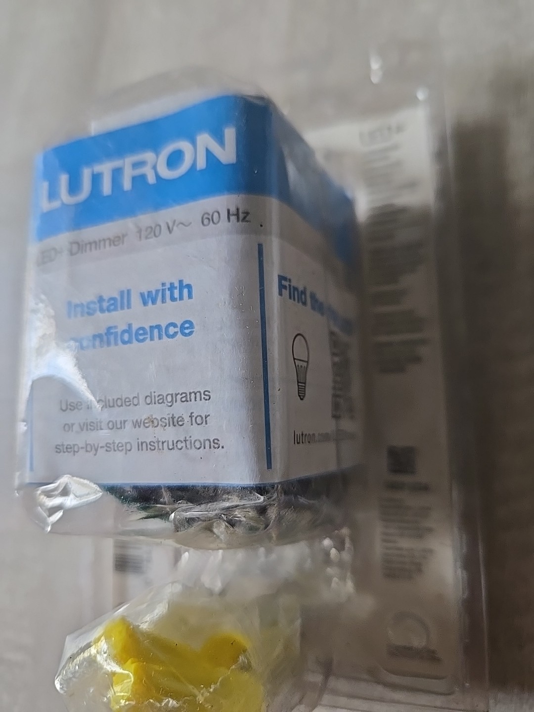 Lutron Lumea LECL-150H LED Slide Dimmer Switch White 150 Watts NIB