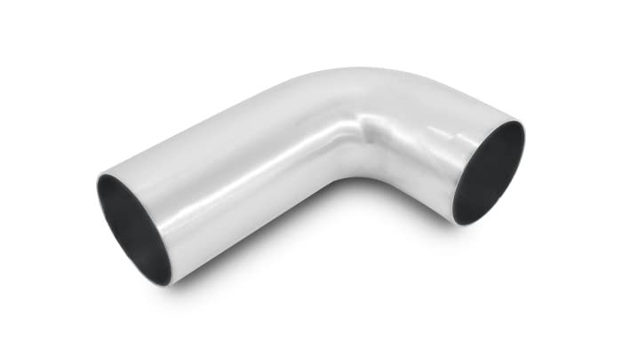 3.5in Tubing 90 Degree Bend Aluminum Brushed