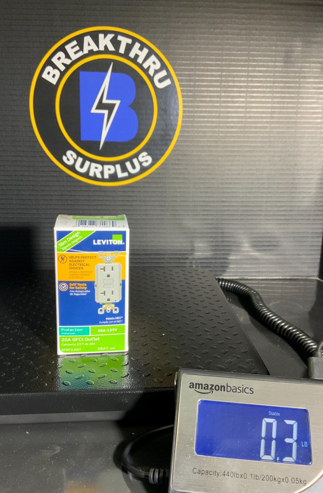 LEVITON GFCI OUTLET 20A-125V ($11.99 OBO)